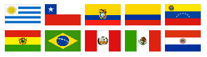colombia hosting, Argentina, Ecuador, Venezuela, Peru, Mexico, Brasil, Nicaragua, Paraguay, Bolivia, Costarrica, Uruguay